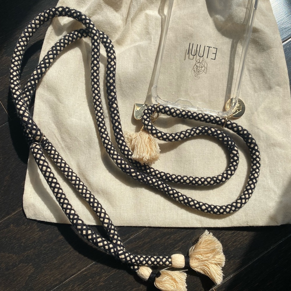 iPhone 11 Pro Max case and chain NWOT